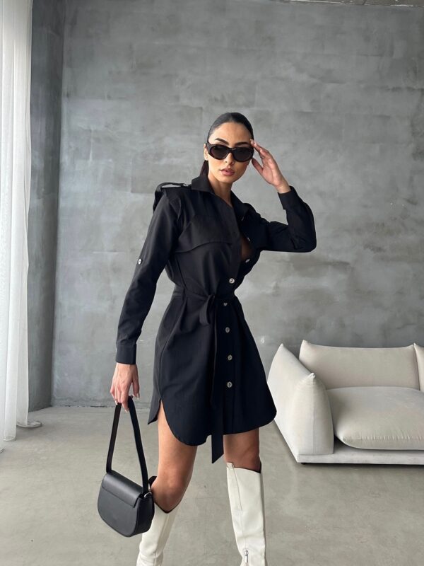 Robe chemise avec ceinture – Image 10