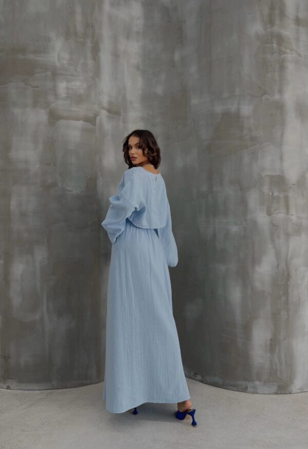 Ensemble Crop Top et Jupe Maxi – Image 2