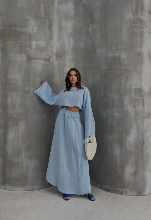 Ensemble Crop Top et Jupe Maxi